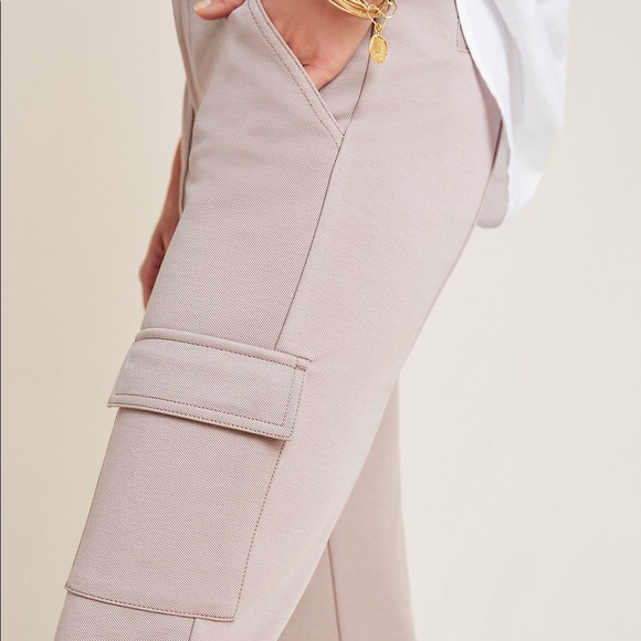 Anthropologie the Essential Slim Knit Cargo Pants - Picture 2 of 13